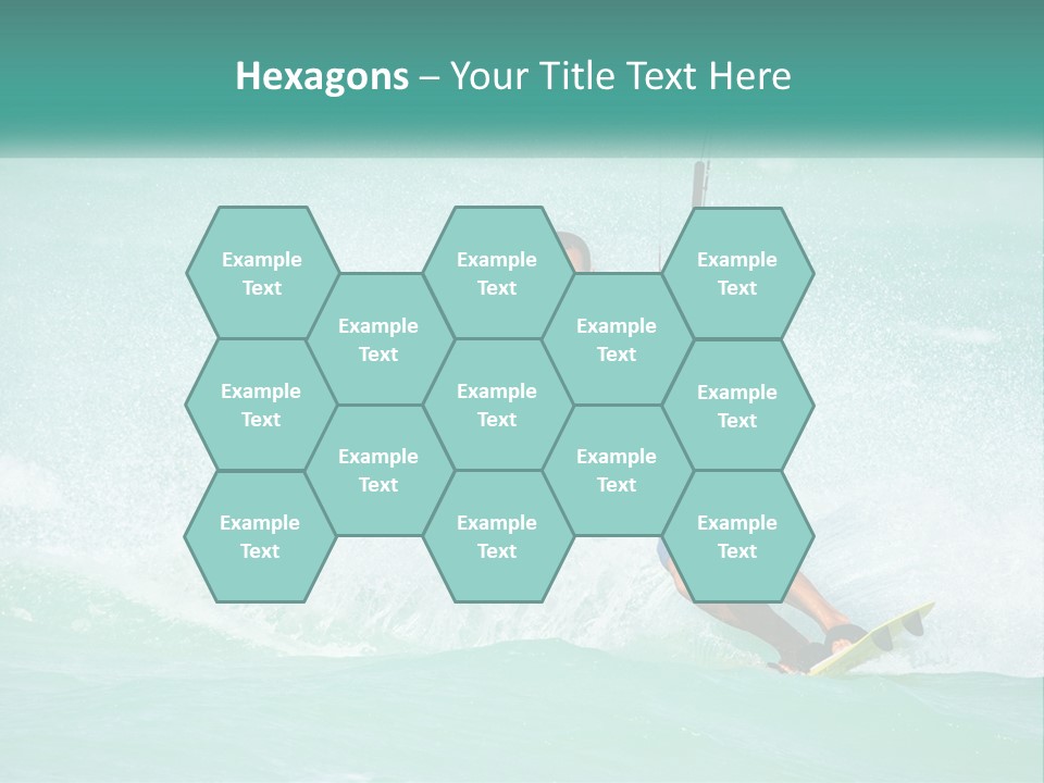 A Man Riding A Wave On Top Of A Surfboard PowerPoint Template