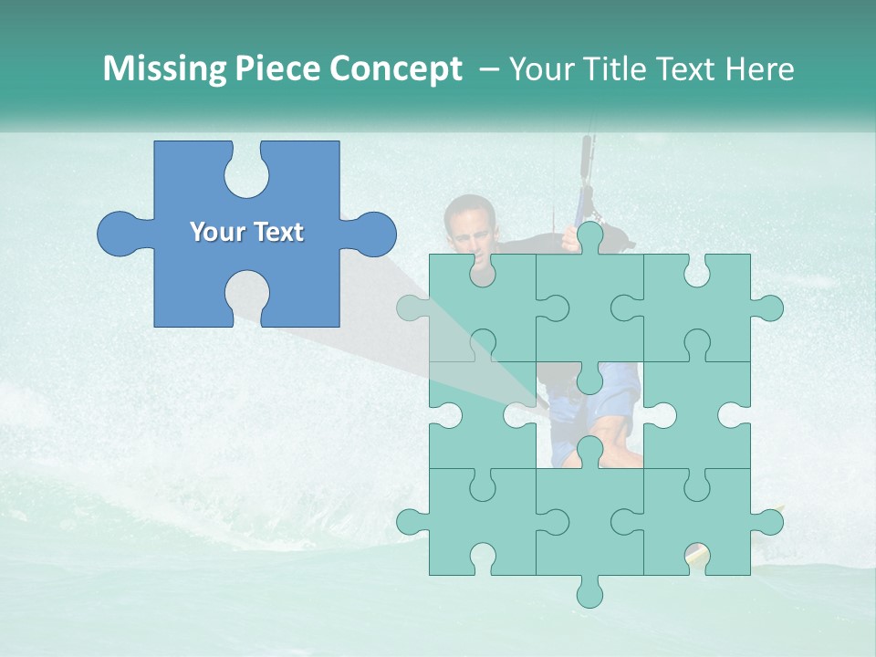 A Man Riding A Wave On Top Of A Surfboard PowerPoint Template