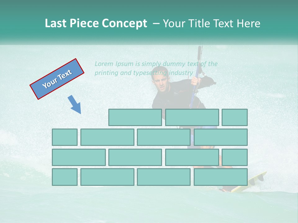 A Man Riding A Wave On Top Of A Surfboard PowerPoint Template