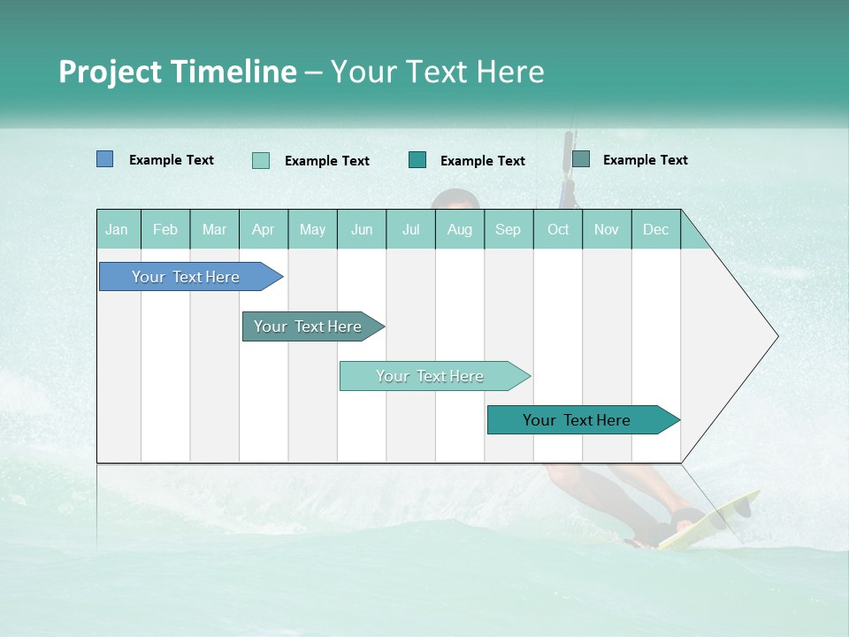 A Man Riding A Wave On Top Of A Surfboard PowerPoint Template