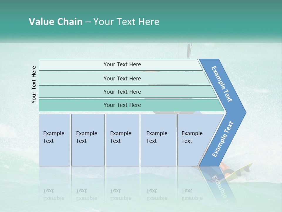 A Man Riding A Wave On Top Of A Surfboard PowerPoint Template