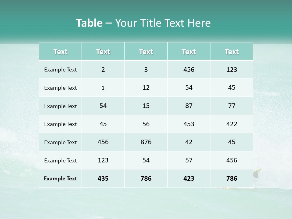 A Man Riding A Wave On Top Of A Surfboard PowerPoint Template