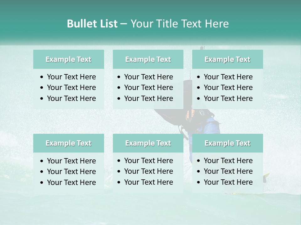A Man Riding A Wave On Top Of A Surfboard PowerPoint Template