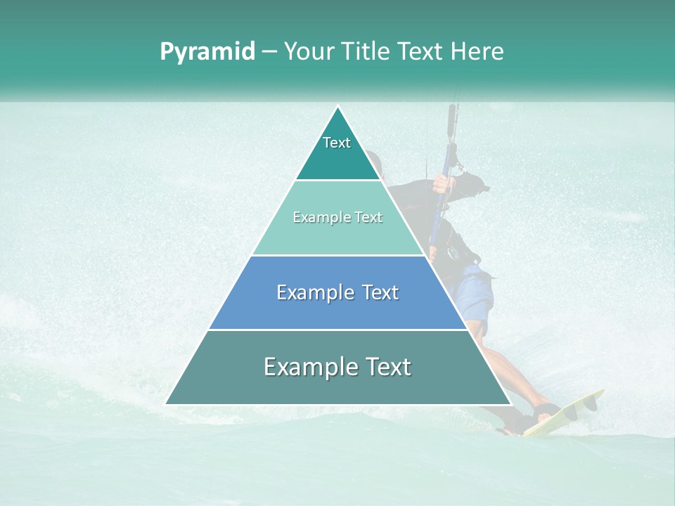 A Man Riding A Wave On Top Of A Surfboard PowerPoint Template