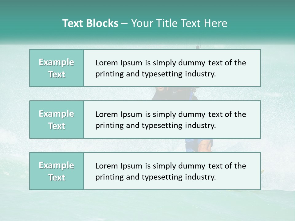 A Man Riding A Wave On Top Of A Surfboard PowerPoint Template