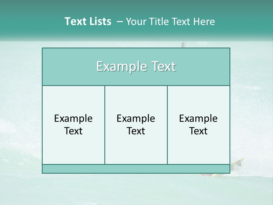 A Man Riding A Wave On Top Of A Surfboard PowerPoint Template