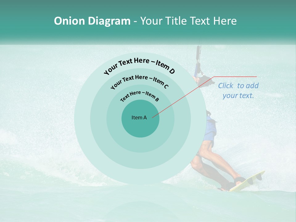 A Man Riding A Wave On Top Of A Surfboard PowerPoint Template