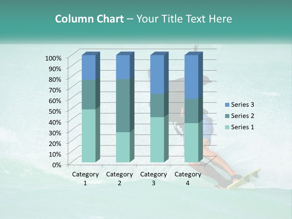A Man Riding A Wave On Top Of A Surfboard PowerPoint Template