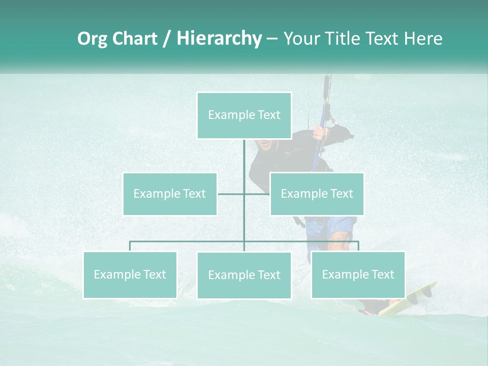 A Man Riding A Wave On Top Of A Surfboard PowerPoint Template