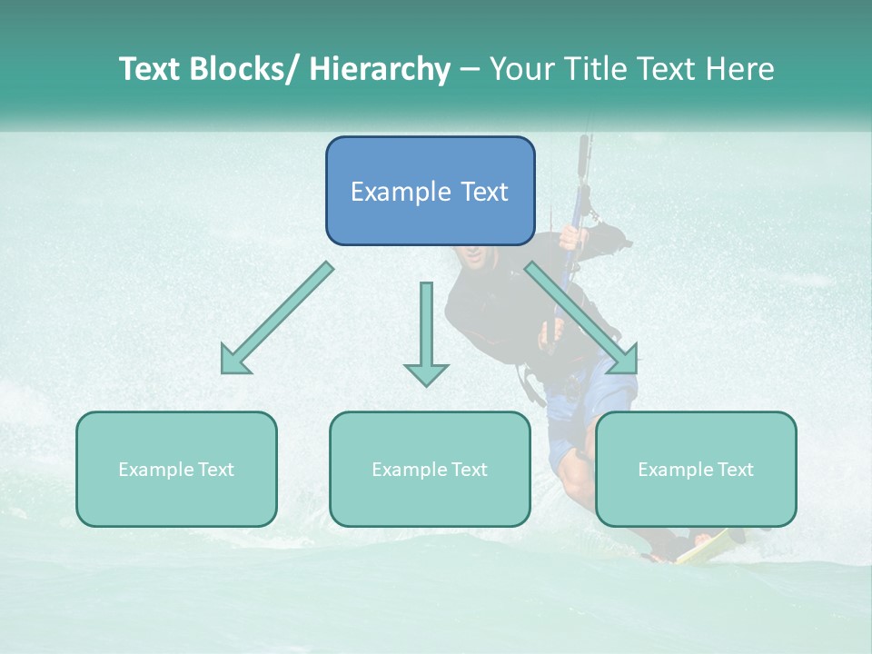 A Man Riding A Wave On Top Of A Surfboard PowerPoint Template