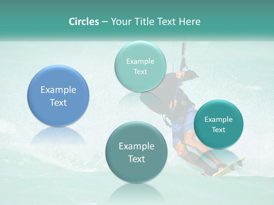 A Man Riding A Wave On Top Of A Surfboard PowerPoint Template