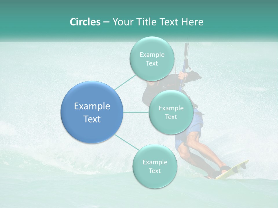 A Man Riding A Wave On Top Of A Surfboard PowerPoint Template