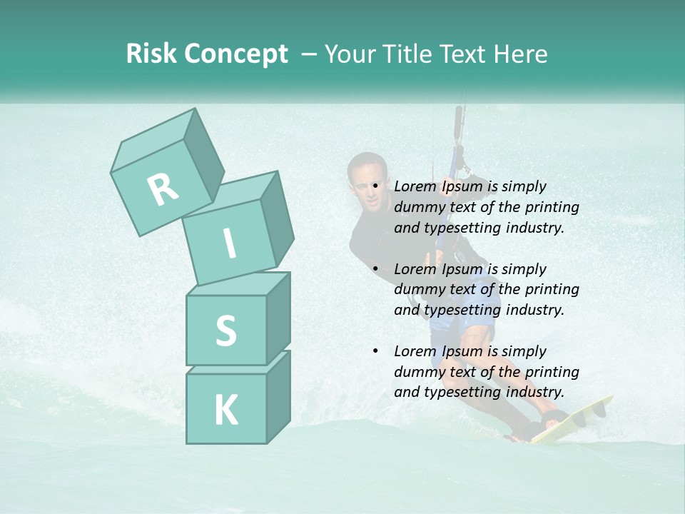 A Man Riding A Wave On Top Of A Surfboard PowerPoint Template