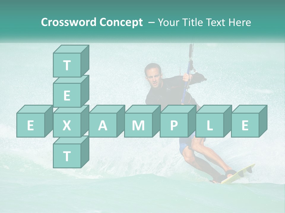 A Man Riding A Wave On Top Of A Surfboard PowerPoint Template