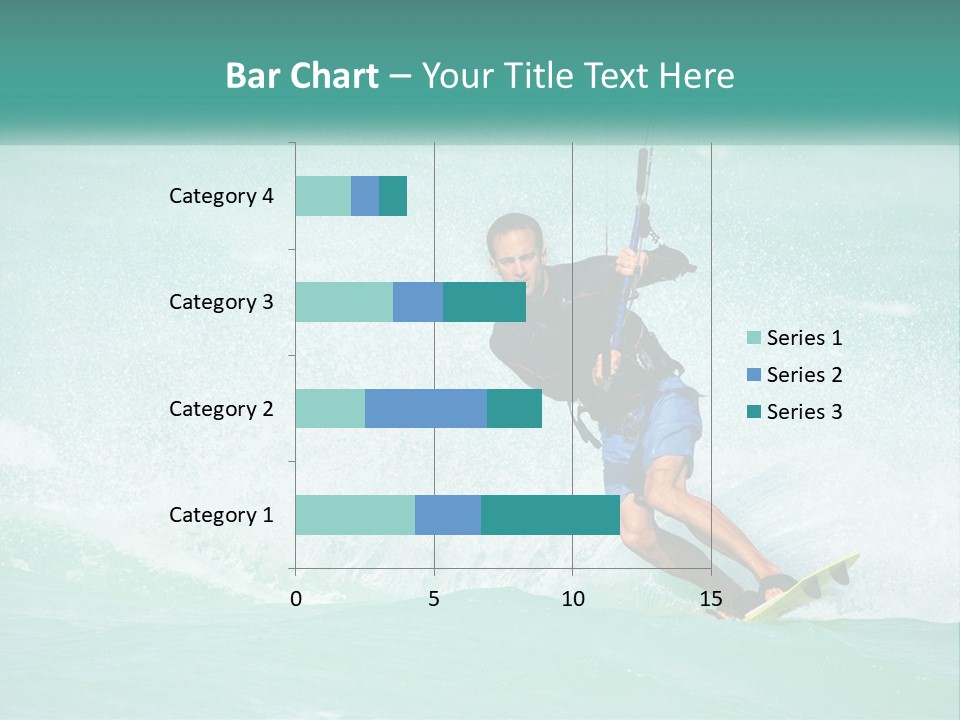 A Man Riding A Wave On Top Of A Surfboard PowerPoint Template