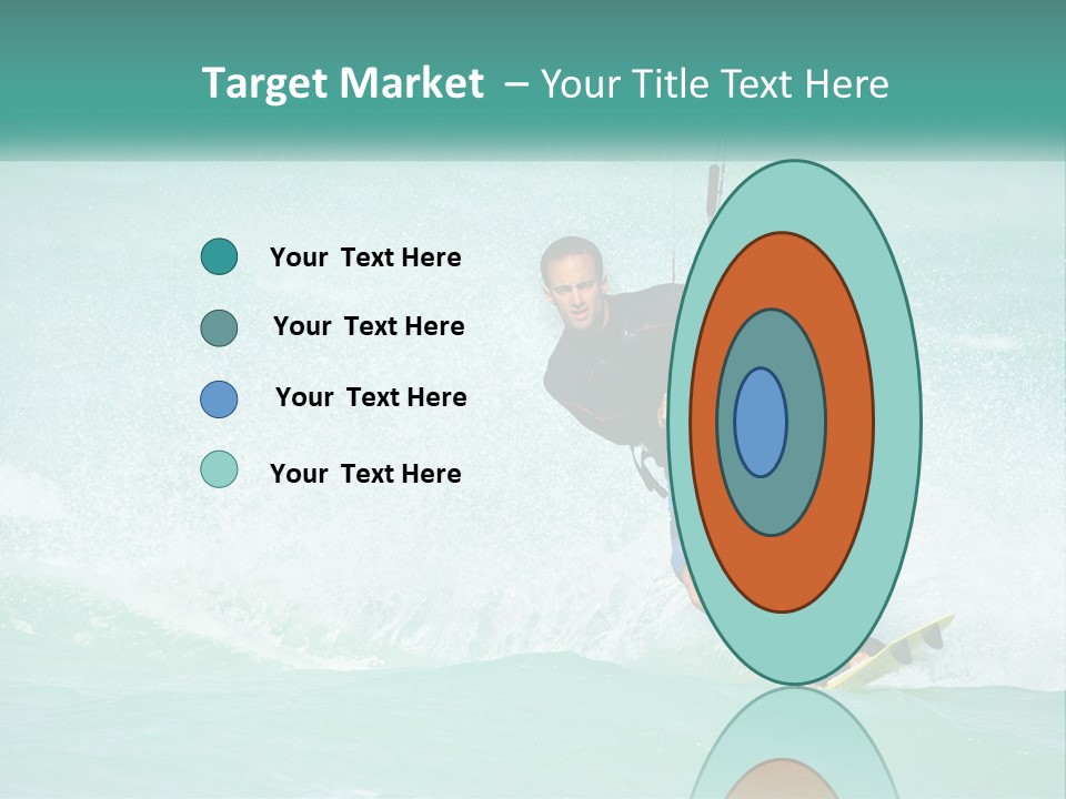 A Man Riding A Wave On Top Of A Surfboard PowerPoint Template