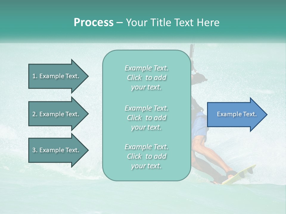 A Man Riding A Wave On Top Of A Surfboard PowerPoint Template