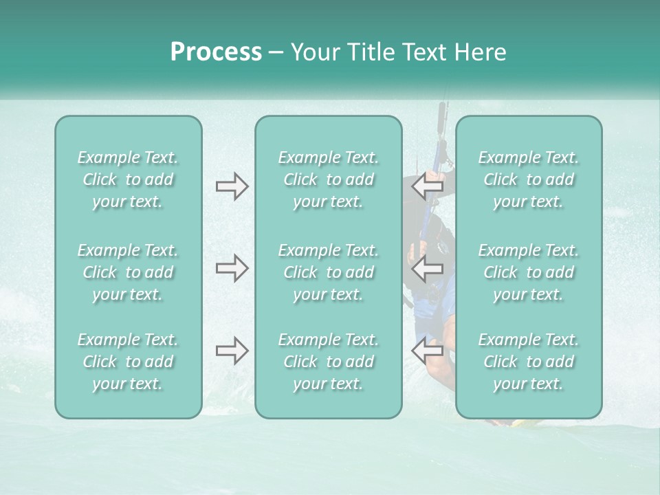 A Man Riding A Wave On Top Of A Surfboard PowerPoint Template