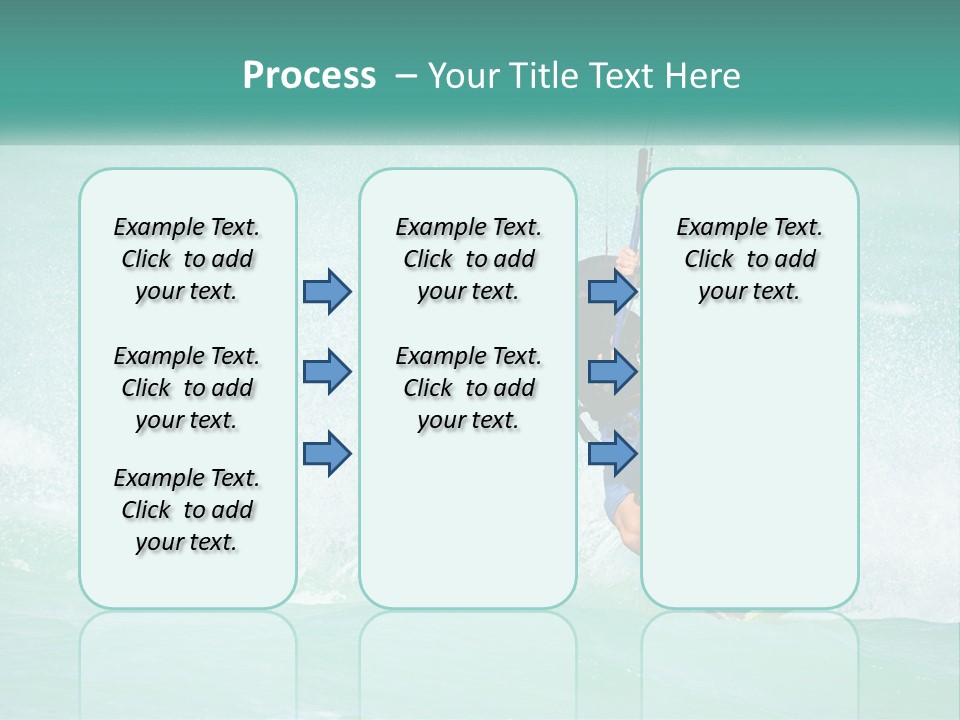 A Man Riding A Wave On Top Of A Surfboard PowerPoint Template