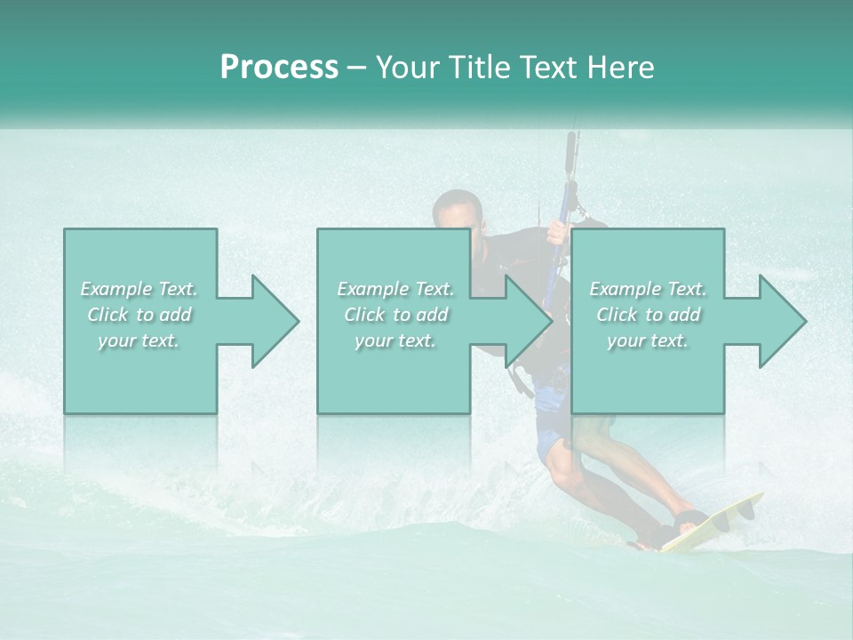 A Man Riding A Wave On Top Of A Surfboard PowerPoint Template