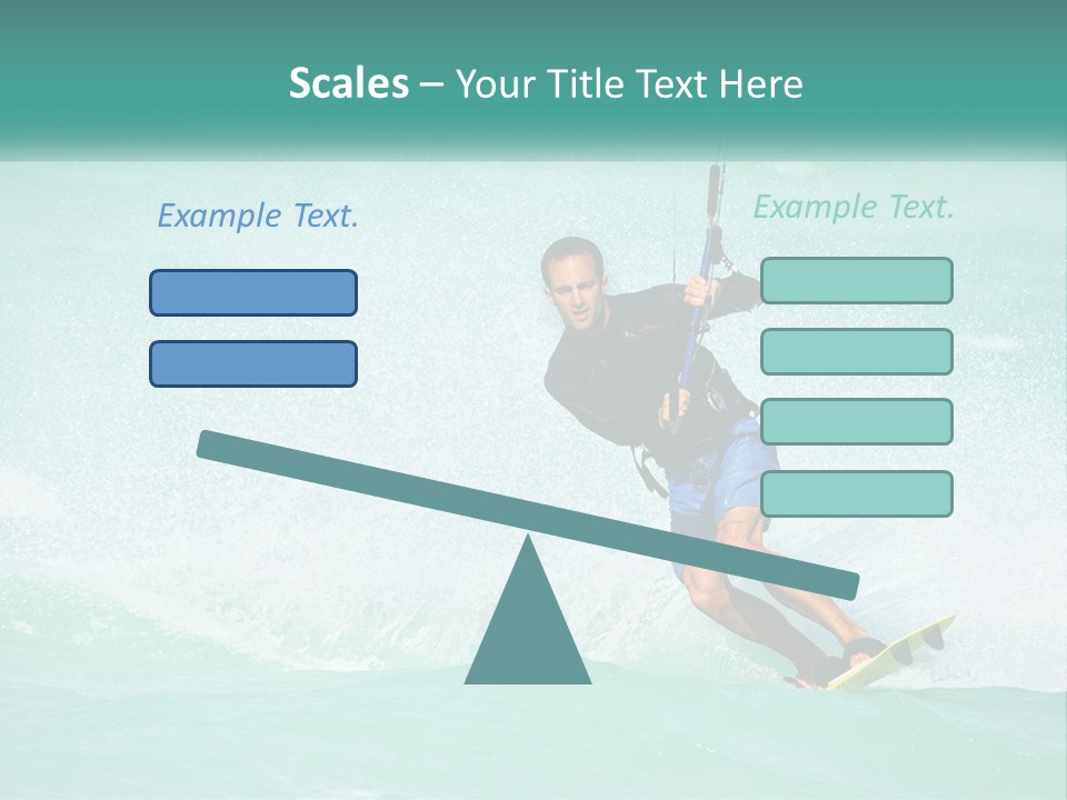 A Man Riding A Wave On Top Of A Surfboard PowerPoint Template