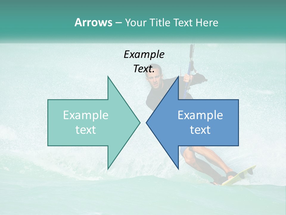 A Man Riding A Wave On Top Of A Surfboard PowerPoint Template