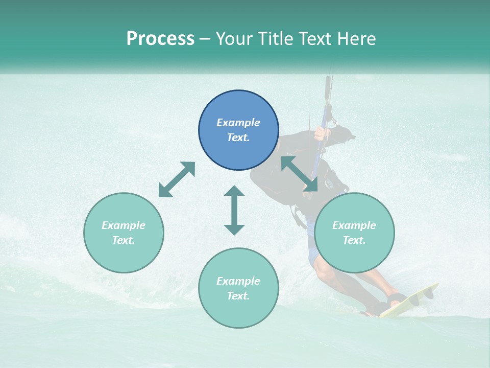 A Man Riding A Wave On Top Of A Surfboard PowerPoint Template