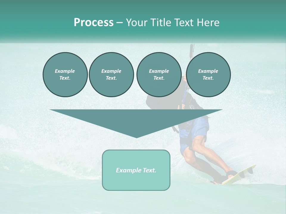 A Man Riding A Wave On Top Of A Surfboard PowerPoint Template