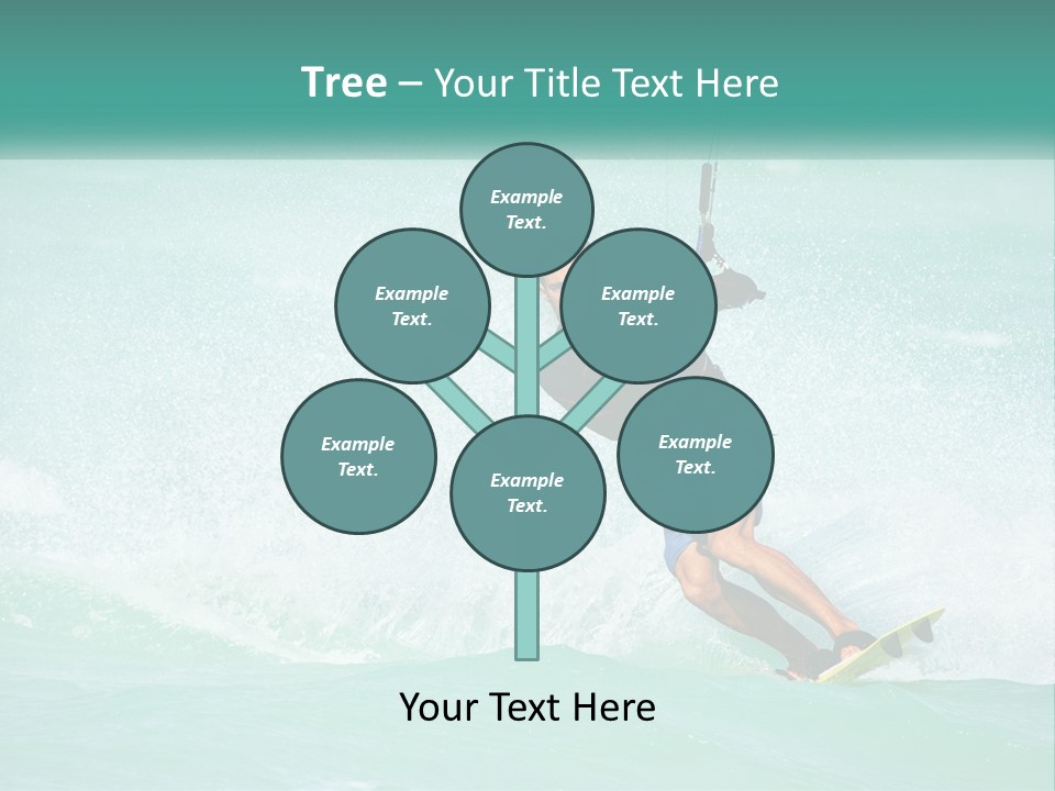 A Man Riding A Wave On Top Of A Surfboard PowerPoint Template