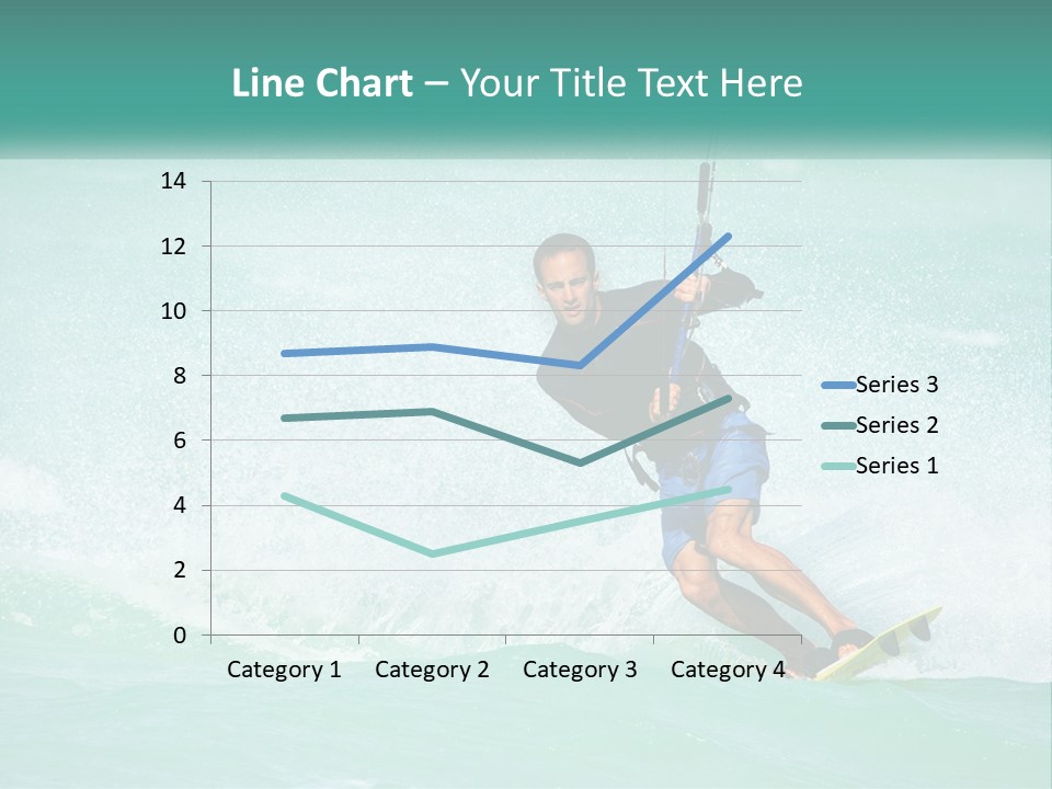 A Man Riding A Wave On Top Of A Surfboard PowerPoint Template