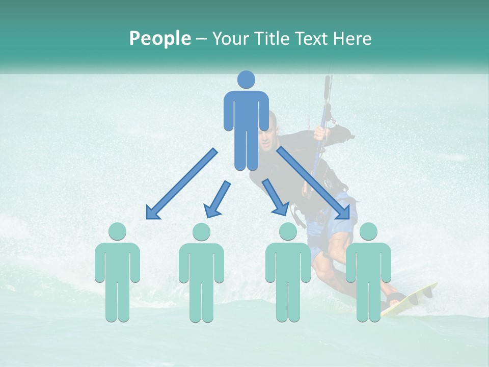 A Man Riding A Wave On Top Of A Surfboard PowerPoint Template