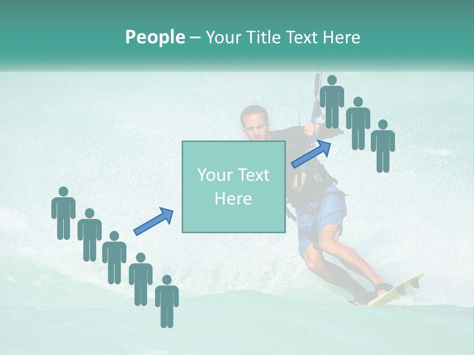 A Man Riding A Wave On Top Of A Surfboard PowerPoint Template