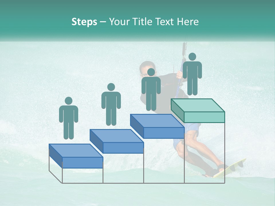 A Man Riding A Wave On Top Of A Surfboard PowerPoint Template