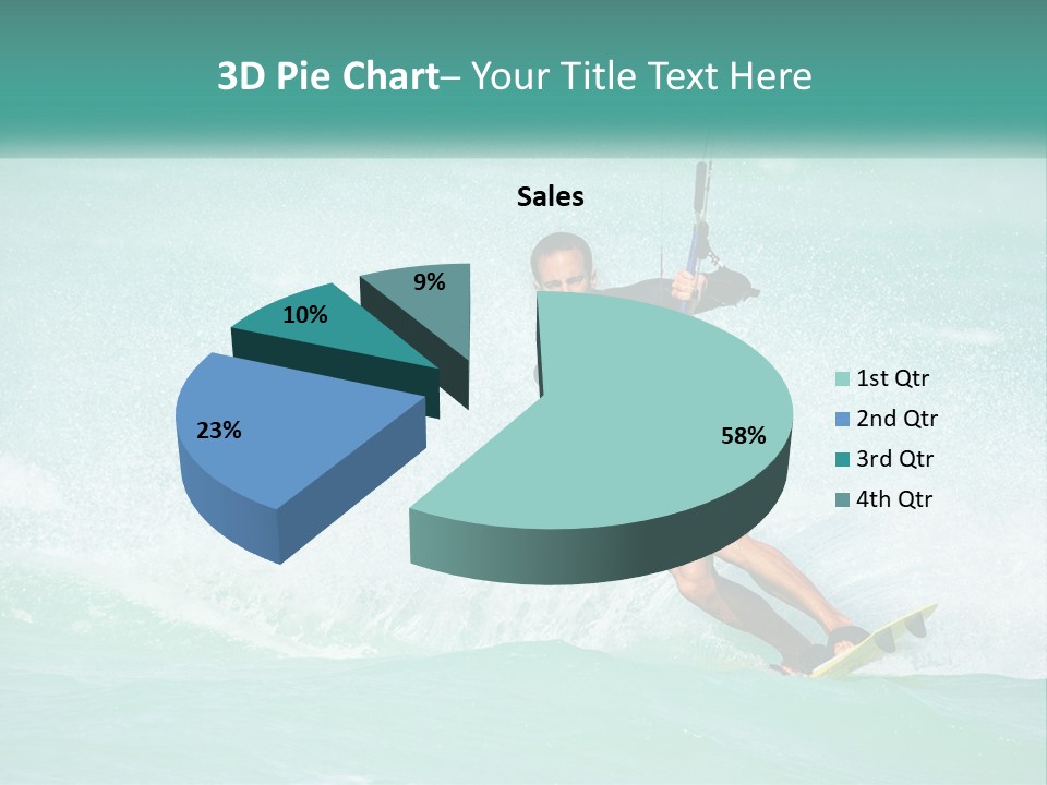 A Man Riding A Wave On Top Of A Surfboard PowerPoint Template