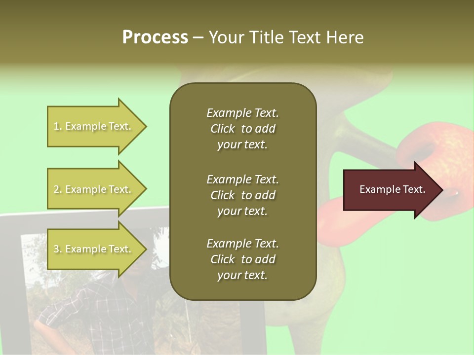 A Frog Holding A Laptop Computer With A Green Background PowerPoint Template