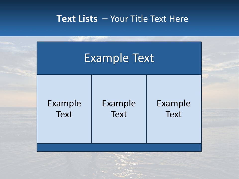 A Man Standing On The Beach With His Arms Outstretched PowerPoint Template