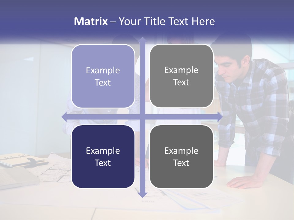 A Group Of People Looking At A Computer Screen PowerPoint Template
