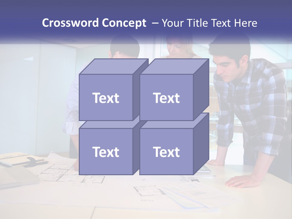 A Group Of People Looking At A Computer Screen PowerPoint Template