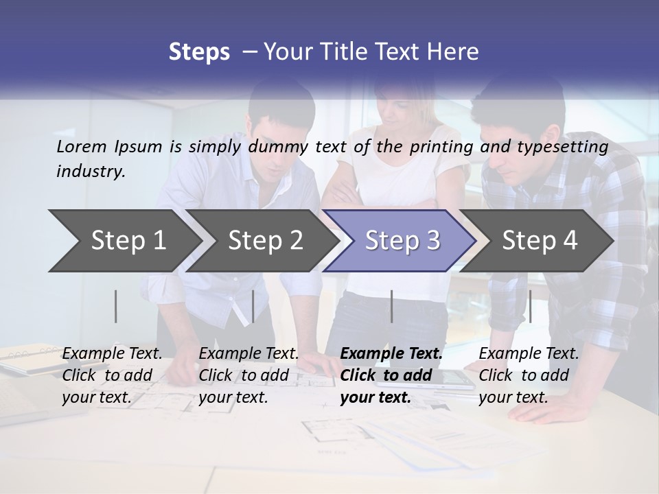 A Group Of People Looking At A Computer Screen PowerPoint Template