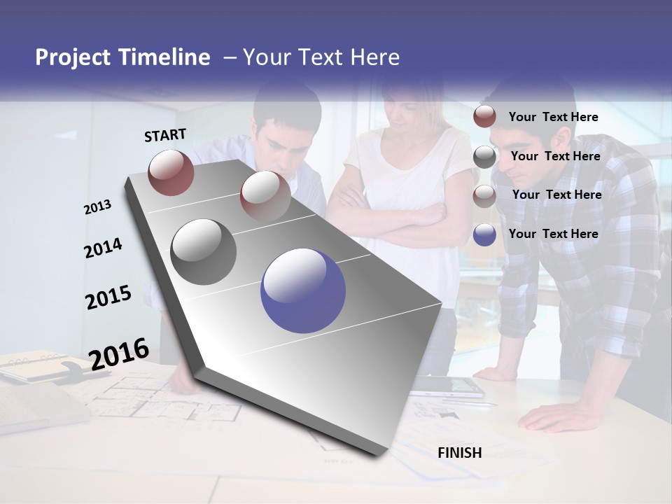 A Group Of People Looking At A Computer Screen PowerPoint Template