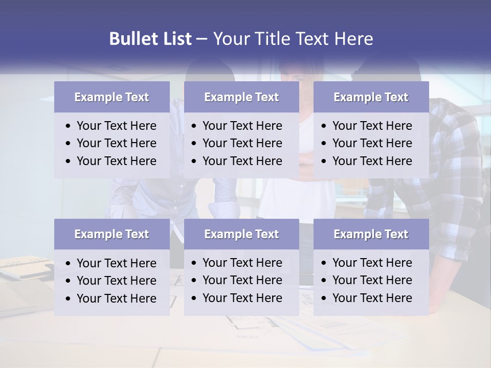 A Group Of People Looking At A Computer Screen PowerPoint Template