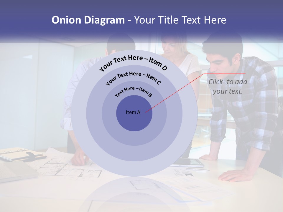 A Group Of People Looking At A Computer Screen PowerPoint Template
