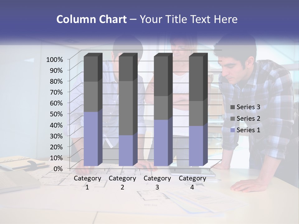 A Group Of People Looking At A Computer Screen PowerPoint Template