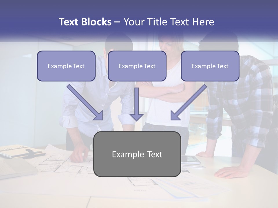 A Group Of People Looking At A Computer Screen PowerPoint Template