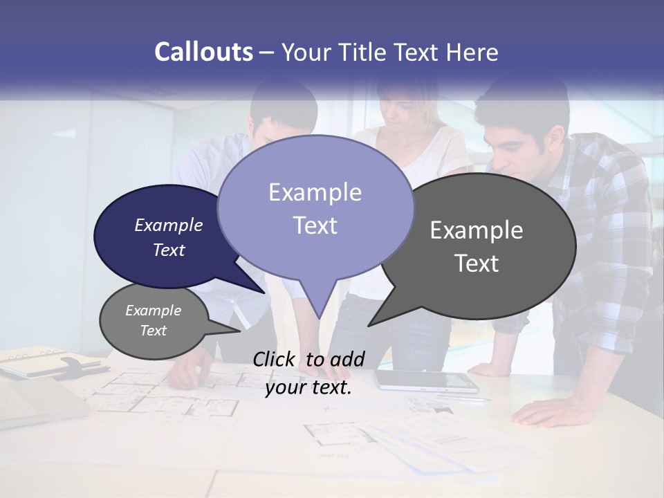 A Group Of People Looking At A Computer Screen PowerPoint Template