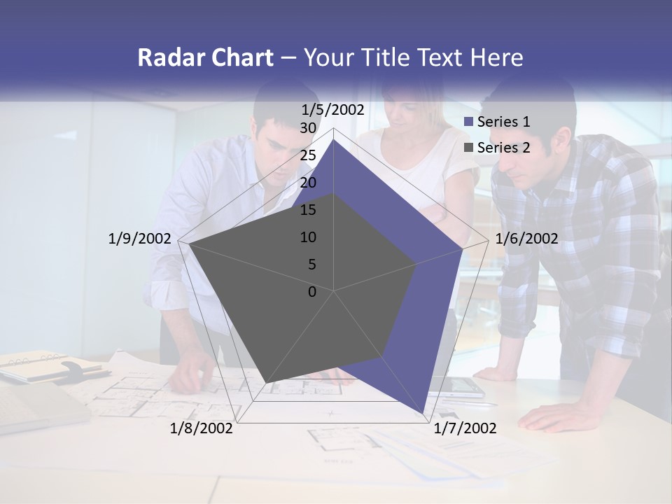 A Group Of People Looking At A Computer Screen PowerPoint Template