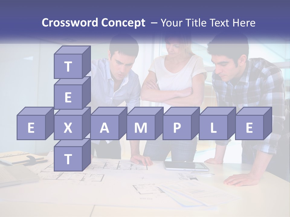 A Group Of People Looking At A Computer Screen PowerPoint Template