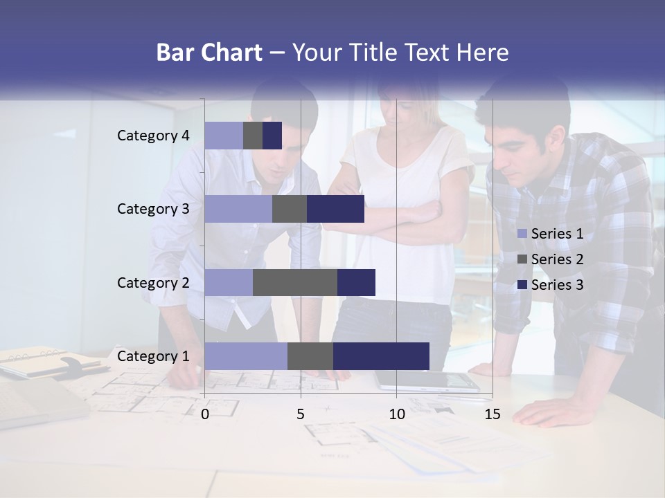 A Group Of People Looking At A Computer Screen PowerPoint Template