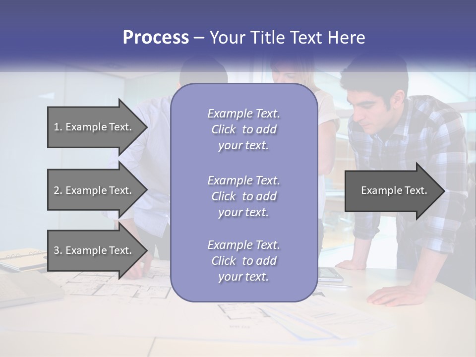 A Group Of People Looking At A Computer Screen PowerPoint Template