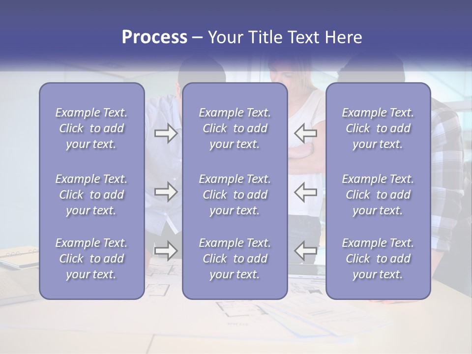 A Group Of People Looking At A Computer Screen PowerPoint Template